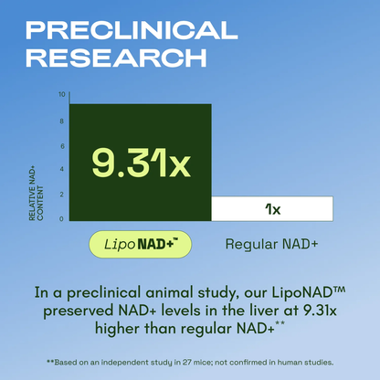 Liposomal NAD⁺